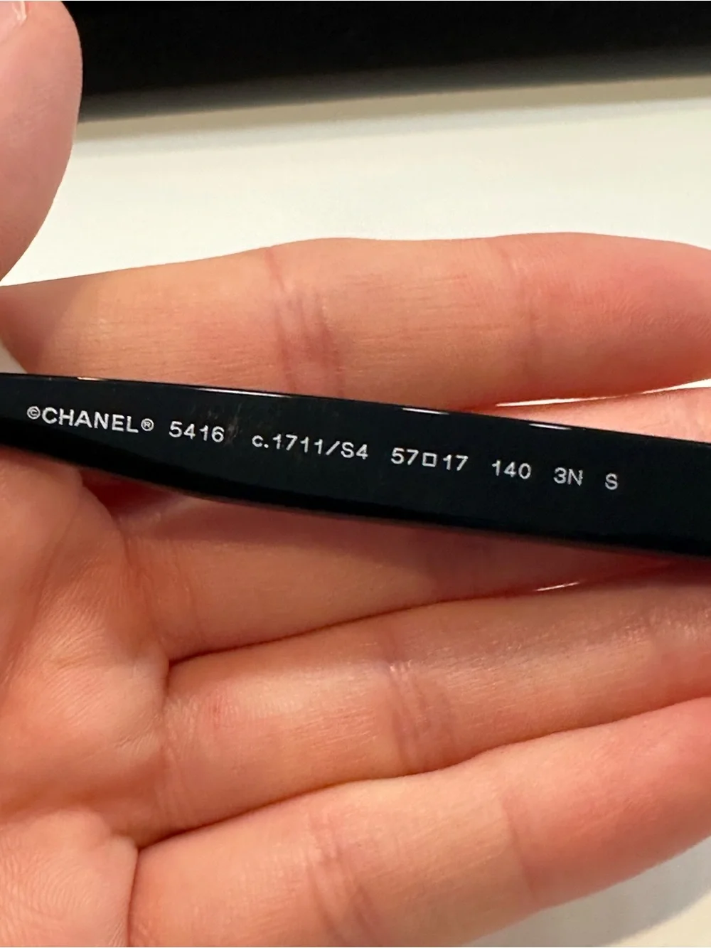 CHANEL Black Cat-Eye Sunglasses with Dark Gray Lenses